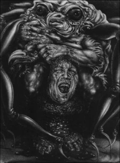 Encore des personnages aux prises avec l'horrible pour l'artiste ?