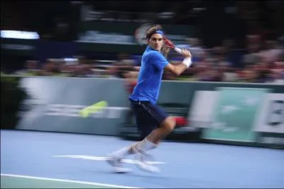 Quel tennisman est battu en finale de l'Open de Paris Bercy par Roger Federer ?