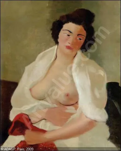 Qui a peint Buste de femme aux seins nus ?