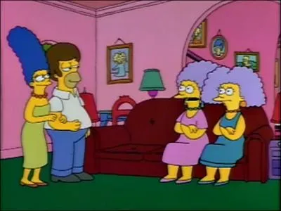 Comment se nommait le chat de Marge et ses soeurs lorsqu'elles taient petites ?