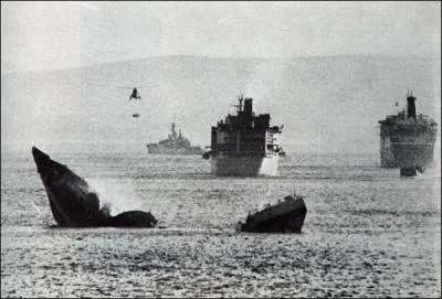 1982 : Guerre contre l'Argentine ; c'est :