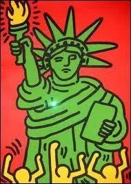 Encore un tableau de Keith Harring qui correspondrait bien  la comdie... ?