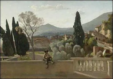 Qui a peint ''Tivoli, le jardin de la Villa d'Este (1843)'' ?