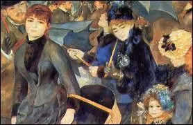 Quel peintre impressionniste est l'auteur de la toile 'Les parapluies' ?