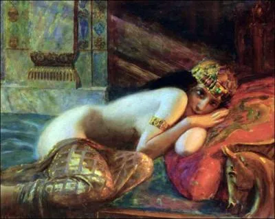 Proche de Gustave Moreau, c'est un peintre symboliste (1862-1928) qui illustra Oscar Wilde, Balzac, Thophile Gautier et Flaubert. Il ralisa cette 'Odalisque'.