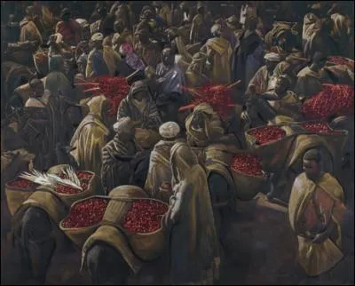 Fils d'un clbre bniste Art Nouveau (1886-1962) il s'installa au Maroc et y peignit 'Le march aux dattes de Marrakech'.
