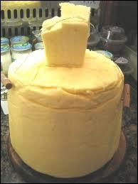 Le beurre d't est plus ple ?