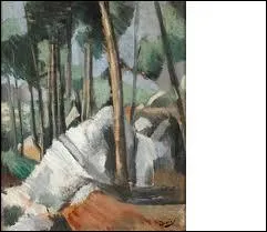 Qui a peint 'Sous-bois et rochers  Sausset-les-Pins' ?