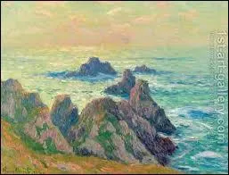 Qui a peint 'Rochers en Bretagne' ?