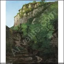 Qui a peint 'Rochers  Ornans' ?