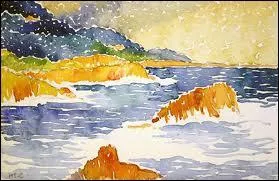 Qui a peint 'Rochers rouges aux Trayas' ?