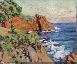 Qui a peint 'Rochers au bord de la mer  Agay' ?