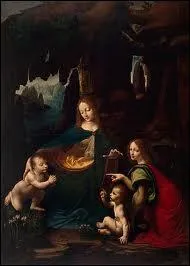 Qui a peint 'La vierge aux rochers' ?