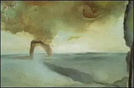 Qui a peint 'Paysage avec rocher en forme d'arc de triomphe' ?