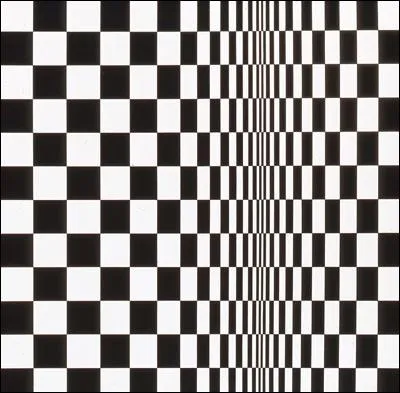 Movements in squares (mouvements en carrs) de Bridget Riley semble sorti d'un pisode fameux de ?