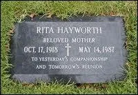 Quand Rita Hayworth s'�teint-elle ?