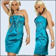 De quelle couleur sont ces deux robes ?