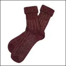De quelle couleurs sont ces chaussettes ?