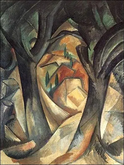 Qui a peint Les grands arbres  l'Estaque ?