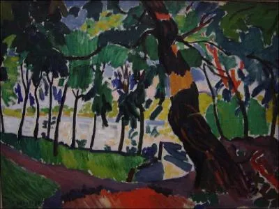 Qui a peint Paysage au bord d'une rivire ?