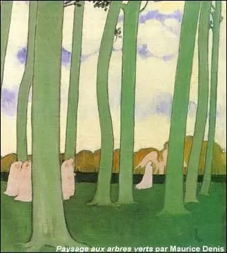 Qui a peint Paysage aux arbres verts ?