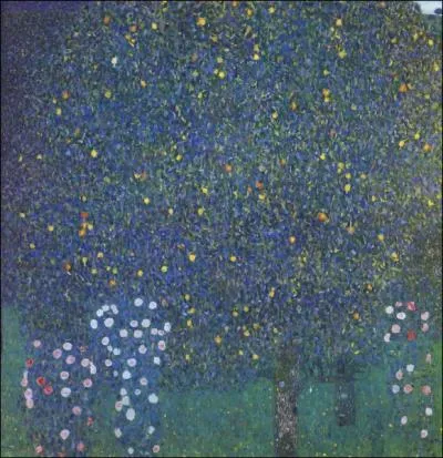 Qui a peint Rosiers sous les arbres ?