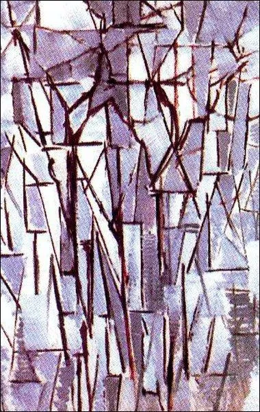 Qui a peint Composition avec arbres ?