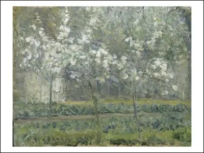Qui a peint Pruniers en fleurs dans le jardin de Pontoise ?