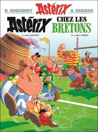 Que boivent les Bretons au dbut de 'Astrix chez les Bretons' ?