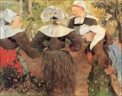 Qui a peint : 'La danse des quatre bretonnes' ?