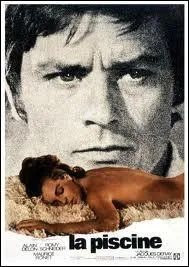 Pour quel parfum Alain Delon, autour de la piscine du film du mme nom, fait-il la publicit ?