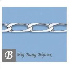 Comment est appele cette maille de gourmette en joaillerie ?