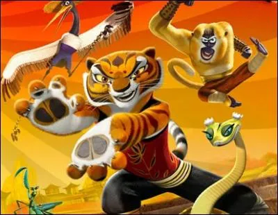 Dans le film Kung Fu Panda, on trouve les 5 ...