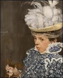 Quel peintre belge (1872-1899) qui a t l'lve de Gustave Courbet et le codisciple d'Henri Matisse et de Georges Rouault est l'auteur du portrait 'Le chapeau blanc' ?