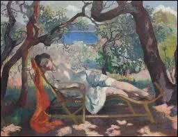 Quel peintre (1874-1949) qui a t l'un des principaux crateurs du fauvisme est l'auteur de la toile 'La sieste' ?
