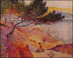 Quel peintre pointilliste (1856-1910) qui a t avec Seurat et Signac l'un des fondateurs de la Socit du salon des indpendants est l'auteur de la toile 'La plage de St Clair' ?