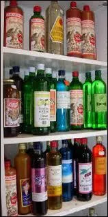 Certains n'hsitent pas  arroser cette douceur d'une boisson 'piquante'(+/- 40%) puisqu'il s'agit d'un alcool de grain distill, c'est le