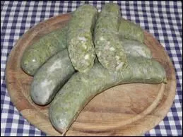 Outre le blanc et le noir, il existe aussi en Belgique, aux environs de Nivelles, le boudin vert ('vte trpe'). Sa couleur verte est due