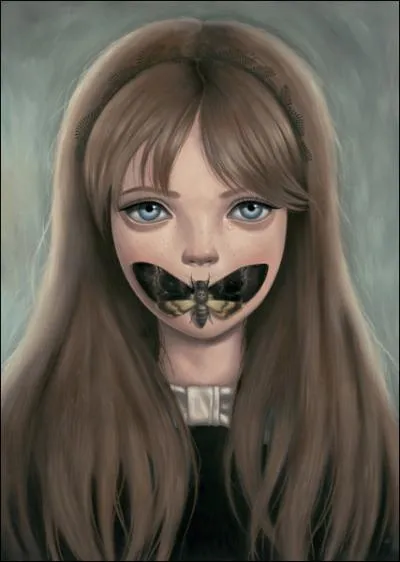 Ce tableau titr Silence, peint par Amy Bagayan, semble fait pour le film... ?