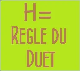 L'hydrogne quant  lui respecte la rgle du Duet pour tre stable, et doit gagner... .