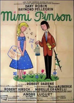 Mimi Pinson est une oprette, c'est aussi le titre d'un film de 1958, mzis  la base, c'est un pome ...