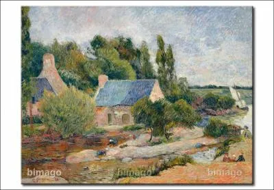 Qui a peint Les lavandires  Pont Aven ?