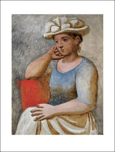 Qui a peint Femme au chapeau blanc ?