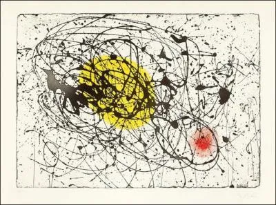 Qui a peint L'oiseau lune jaune ?