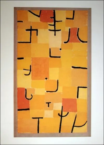 Qui a peint Signes en jaune ?