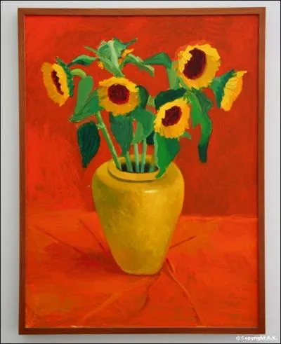 Qui a peint Tournesols dans un vase jaune ?