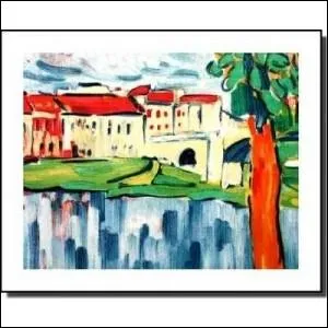 Qui a peint Chatou  l'arbre rouge ?