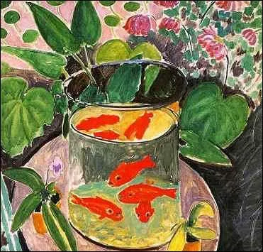 Qui a peint Les poissons rouges ?