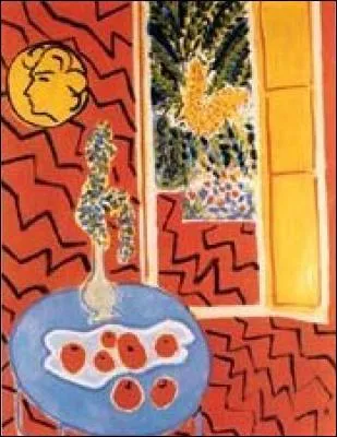 Qui a peint Intrieur rouge ?