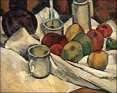 L'un des fondateurs du fauvisme , ce peintre a ralis cette 'Nature morte aux pommes' :